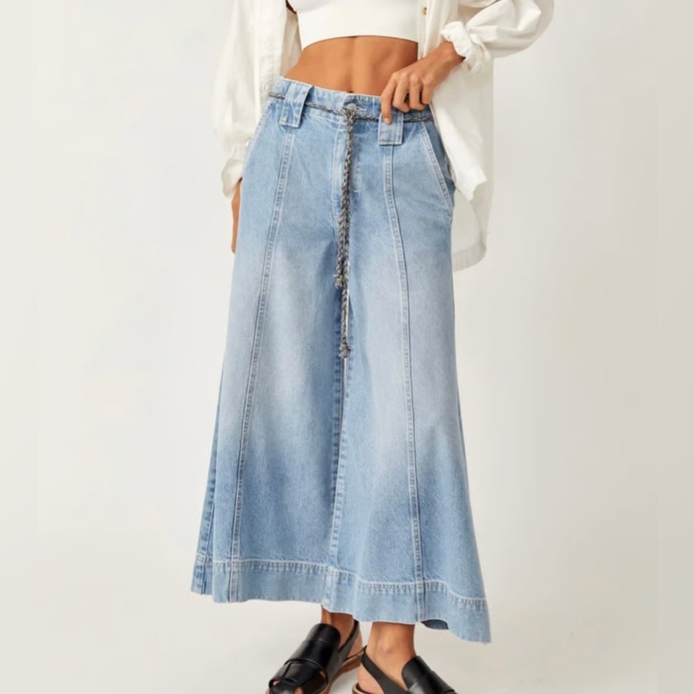 We The Free • Sheer Luck Cropped Wide-Leg - Picture 2 of 10